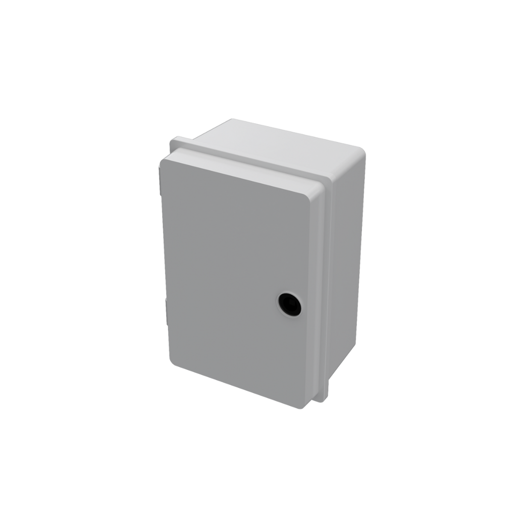 GABINETE GRIS C/BANDEJA DE CHAPA 200x300x150