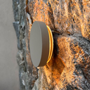 APLIQUE PARED REDONDO 2xG4 Alum ACRILICO TRANS. Beige