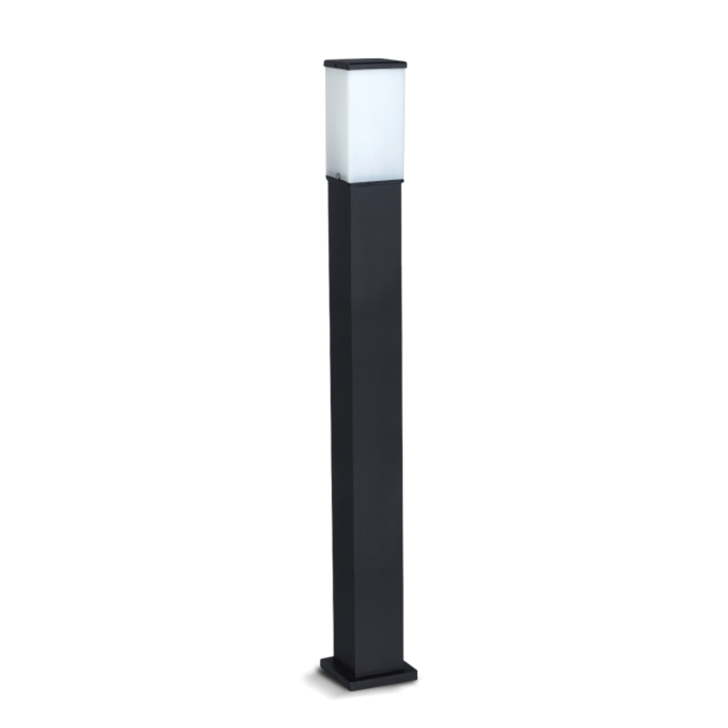 Farola polietileno de aluminio Negro