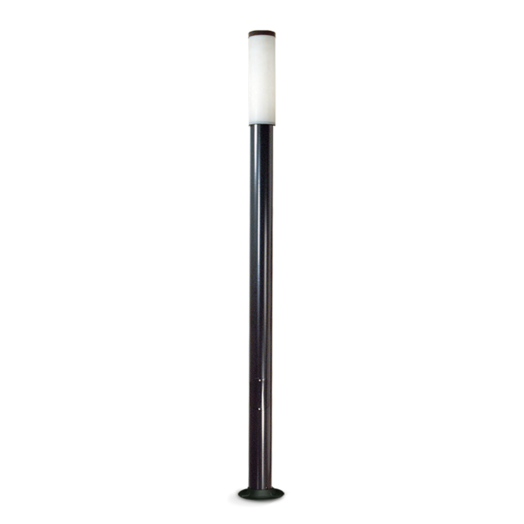 Farola polietileno de aluminio Negro