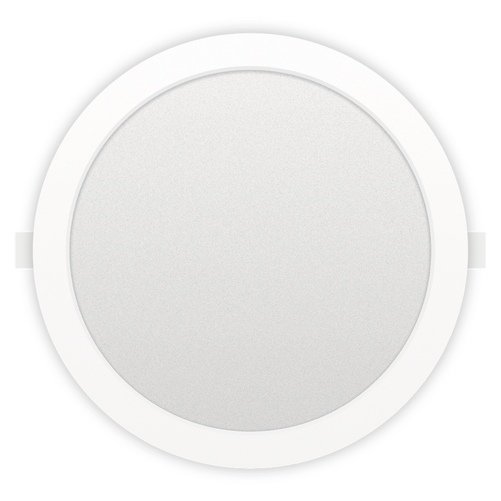 PANEL FLAT CIRCULAR KING 18W AC165-265V FRIO 6500K