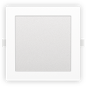 PANEL FLAT CUADRADO KING 12W AC165-265V FRIO 6500K