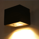 Aplique exterior UNIDIRECCIONAL -   1X GU10 NEGRO CHAPA