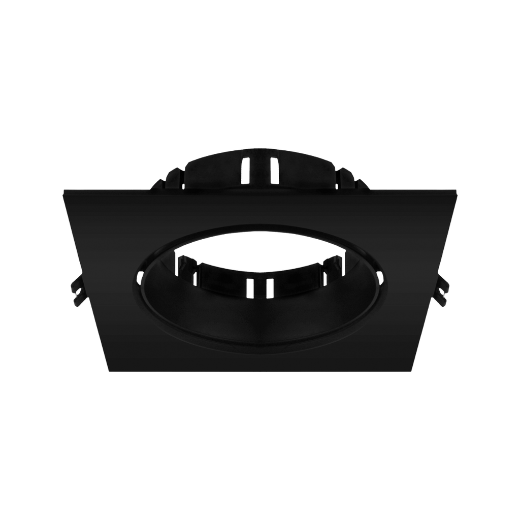 ARTEFACTO DE EMBUTIR CUADRADO ANTIDESLUMBRANTE AR111 X1 MOVIL PC NEGRO MACROLED