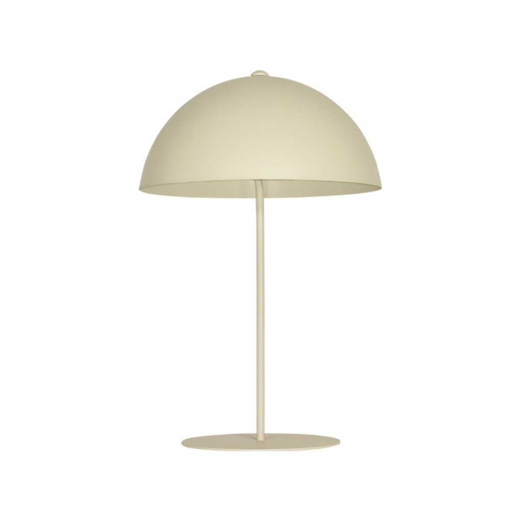 Velador vintage, esfera de 30cm color arena