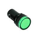 PILOTO LUMINOSO PLASTICO LED MONOBLOQUE VERDE 220VCA
