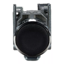 PULSADOR PLASTICO RASANTE NEGRO (1 NA)