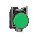PILOTO LUMINOSO METALICO LED COMPONIBLE VERDE 24 VCA/VDC