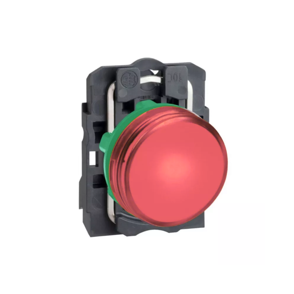 PILOTO LUMINOSO PLASTICO LED COMPONIBLE ROJO 220VCA