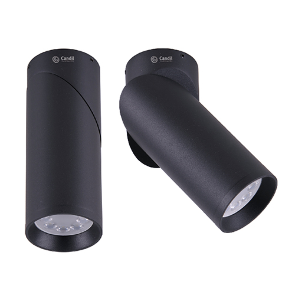 Spot GU10 Cala dicro NEGRO TEXTURADO