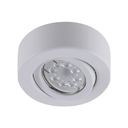 EMBUTIDO ORIENTABLE 1xGU10 DICRO BLANCO TEXT. W: 10,5cm Ø
D: 3,8cm