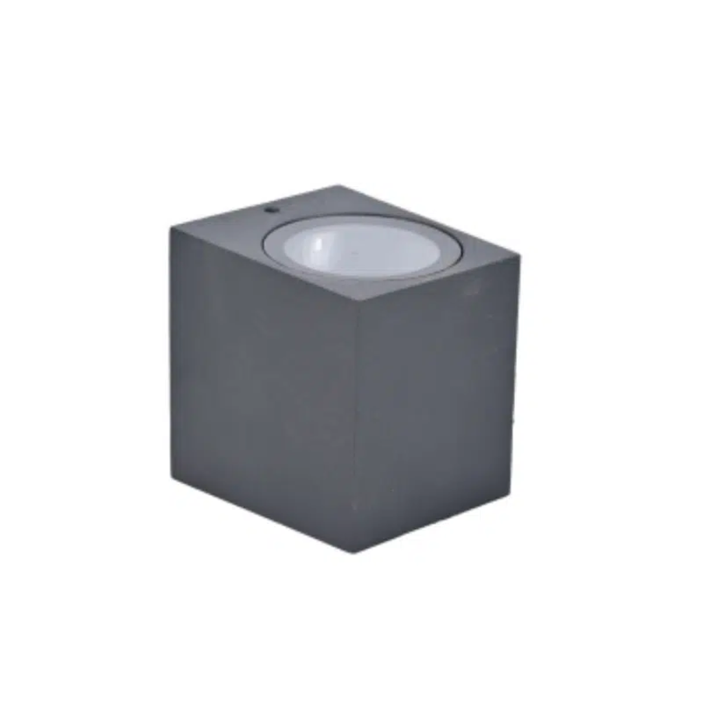 JET I - APLIQUE UNIDIRECCIONAL 1XGU10 NEGRO CUADRADO