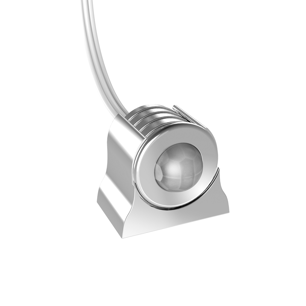 SENSOR PIR DE PRESENCIA PARA ENCENDIDO DE TIRAS LED MACROLED, TENSION 12V/24V, POTENCIA 36W/72W