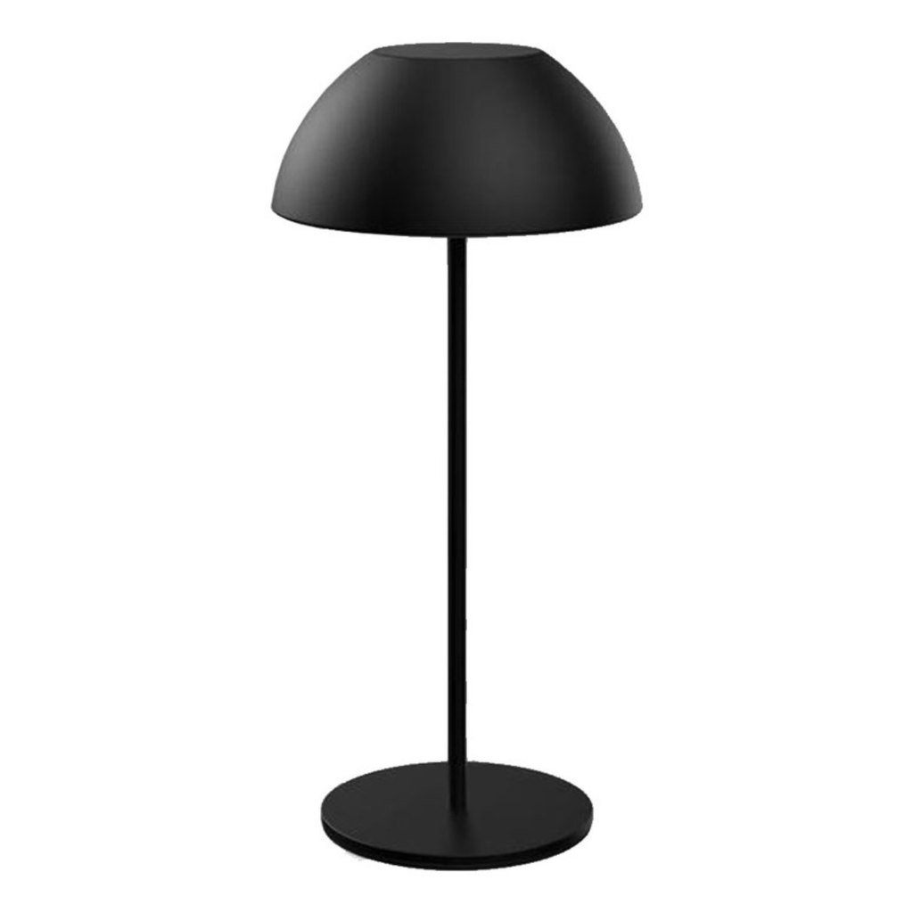 VELADOR A BATERIA BELL DIMERIZABLE MACROLED, NEGRO, DC5V, 2700K, IP44, 160LM, INCLUYE CABLE USB-C