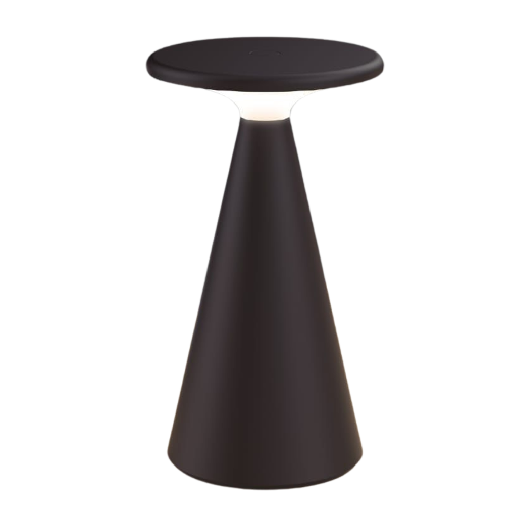 VELADOR A BATERIA SPACE DIMERIZABLE MACROLED, NEGRO, DC5V, 2700K, IP44, 160LM, INCLUYE CABLE USB-C