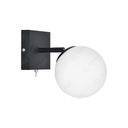 APLIQUE G9 1X8W W: 22,8cm
H: 15,3cm NEGRO MATE