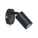 Aplique Pola 1xGU10 Negro Mate