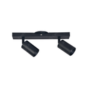 Aplique Pola 2xGU10 Negro Mate