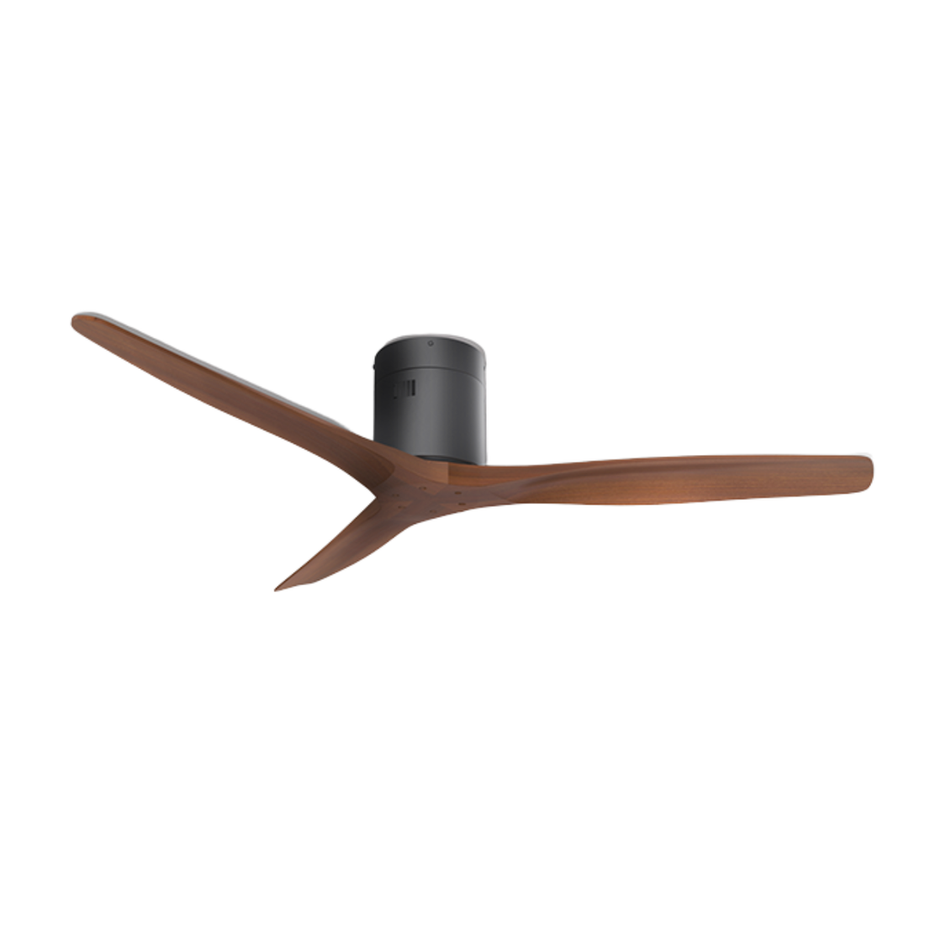 Ventilador Smart Aruba - Diam: 52'' - Motor: DC 40w Negro - Aspas Madera - Walnut - Sin Luz