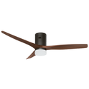 Ventilador Smart Aruba - Diam: 52'' - Motor: DC 40w Negro - Aspas Madera - Walnut - Con Luz