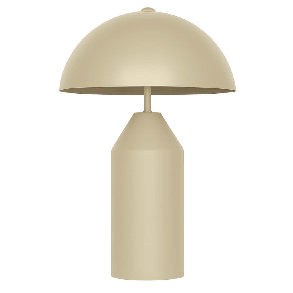 Velador bala con media esfera 30 cm arena