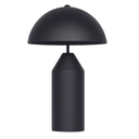 Velador bala con media esfera 30 cm negro