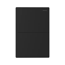 TECLA MILAN NEGRO MACROLED, 2 CANAL, 2 VIAS, AC 250V, 10A MAX. BASTIDOR METALICO