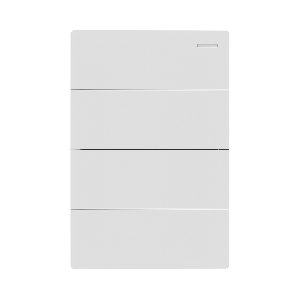 TECLA MILAN BLANCO MACROLED, 4 CANAL, 2 VIAS, AC 250V, 10A MAX. BASTIDOR METALICO