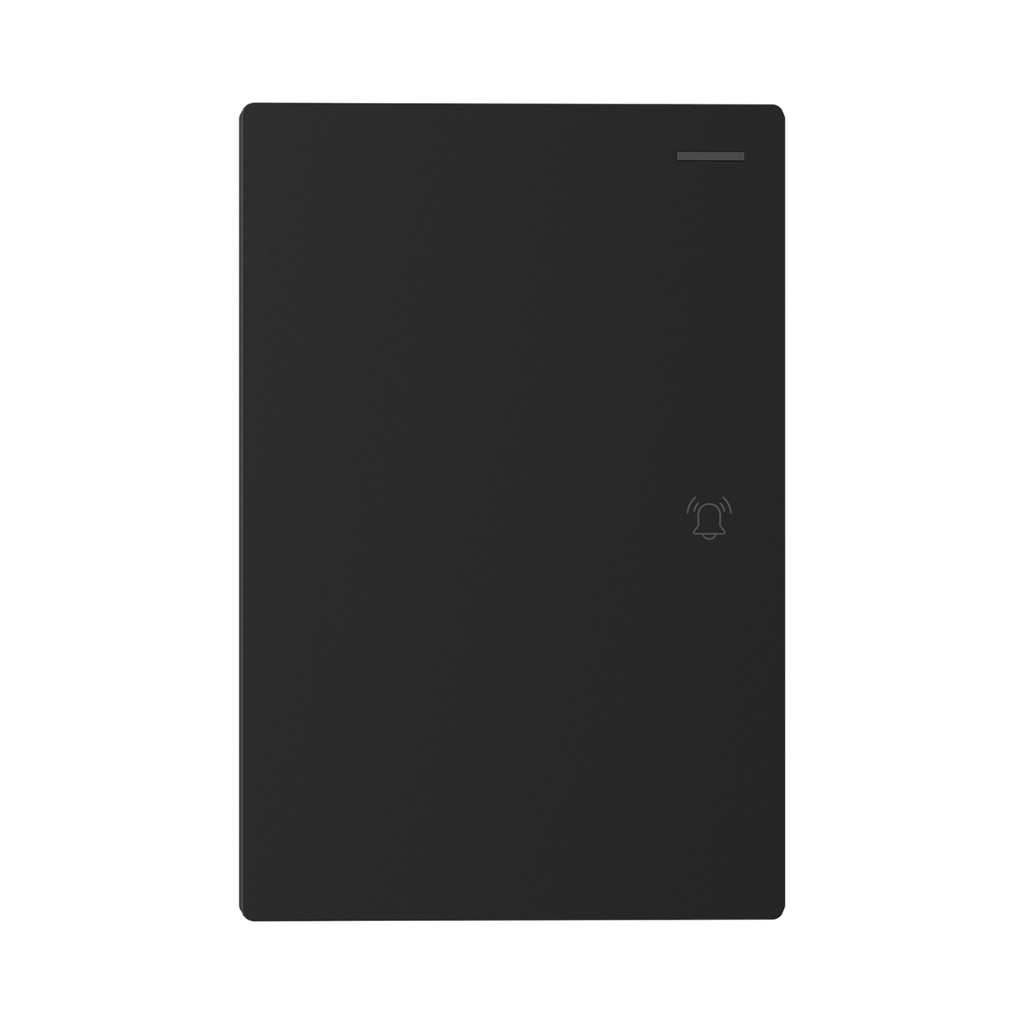 TIMBRE MILAN NEGRO MACROLED, AC 250V, 10A MAX. BASTIDOR METALICO