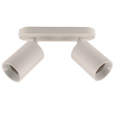 Cabezal direccionable Set Doble para lampara par16 Gu10. Incluye floron blanco