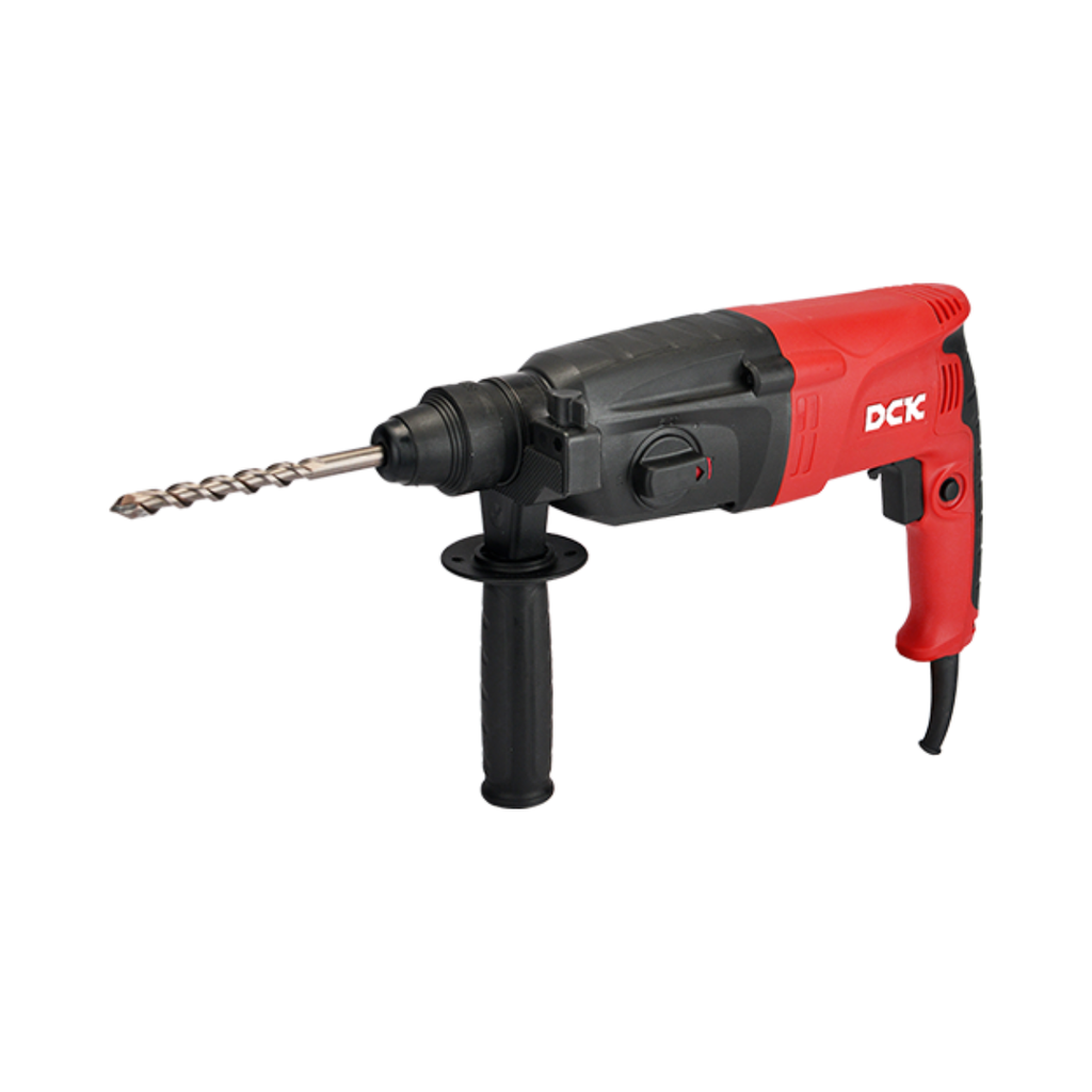 ROTOMARTILLO POTENCIA 800W FUERZA DE IMPACTO 3J DIAMETRO MAX. DE PERFORACION 26MM PESO 2.93KG INCLUYE MANGO AUXILIAR, MEDIDOR DE PROFUNDIDAD, MALETIN PLASTICO, CARBONES