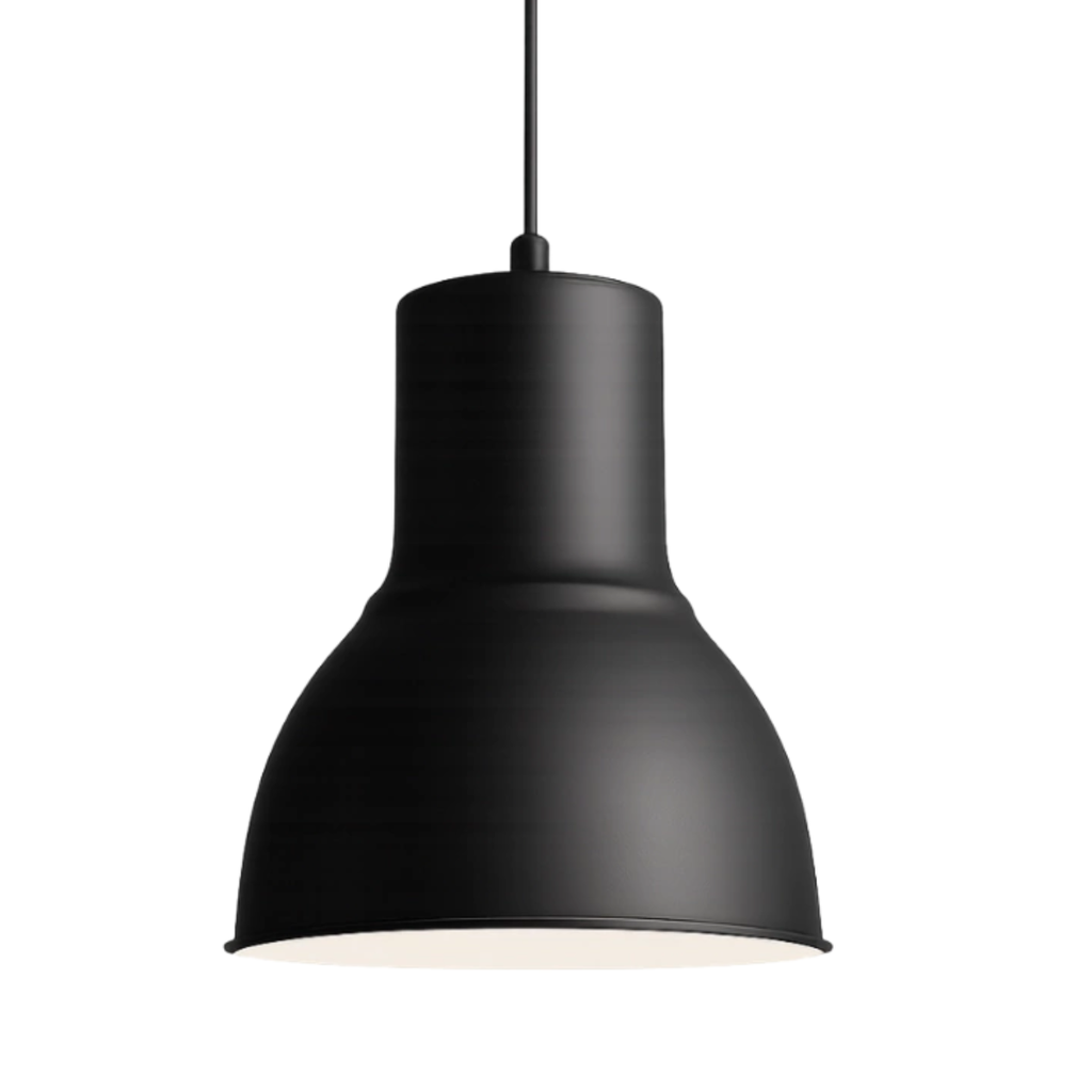 Colgante medio mundo color negro E27 D50cm