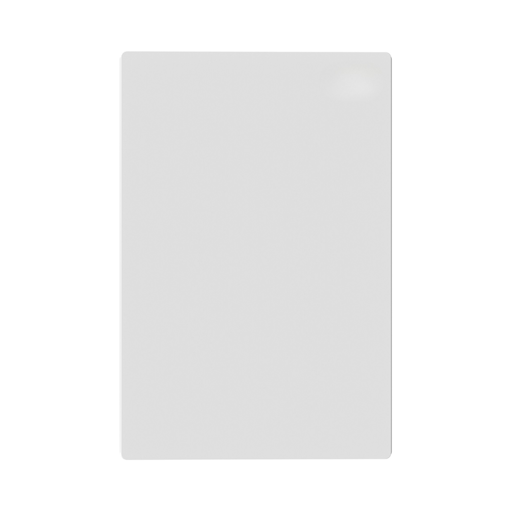 TAPA CIEGA RECTANGULAR MILAN BLANCO MACROLED, BASTIDOR METALICO