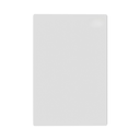 TAPA CIEGA RECTANGULAR MILAN BLANCO MACROLED, BASTIDOR METALICO
