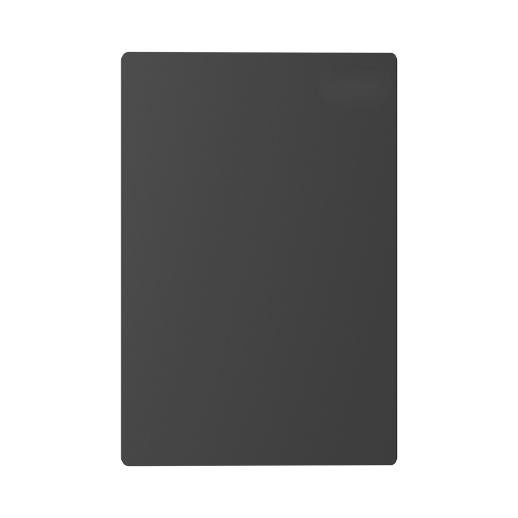 TAPA CIEGA RECTANGULAR MILAN GRIS MACROLED, BASTIDOR METALICO
