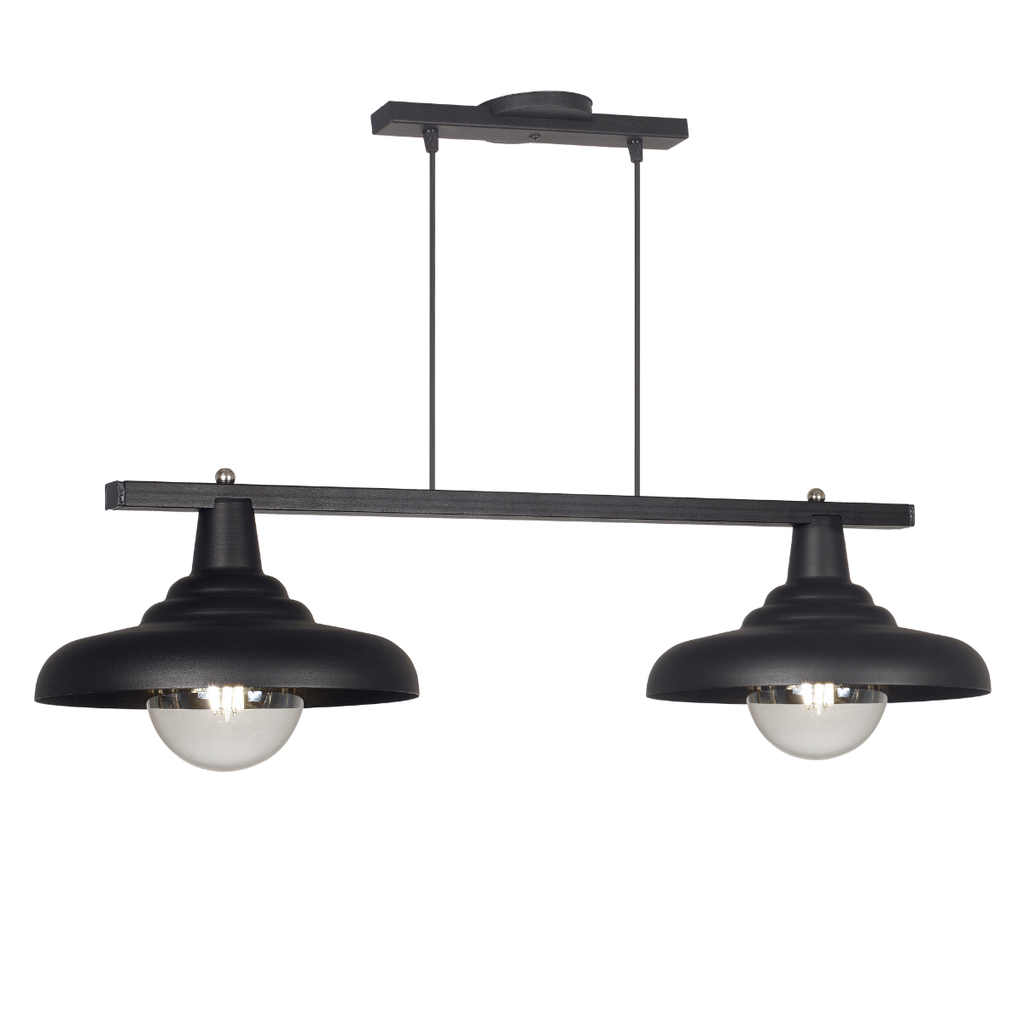 Colgante "CARRARA"  de 2 luces (768x300x170mm.)