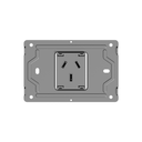 TOMACORRIENTE 20A MILAN MACROLED, AC 250V, 20A MAX. BASTIDOR METALICO, SIN FRENTE