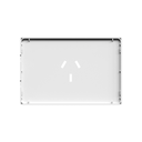 FRENTE PARA TOMACORRIENTE 20A MILAN MACROLED, COLOR BLANCO