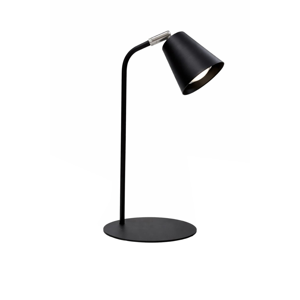 Lámpara "GIJON" 1xGU-10 (H 365mm) Negra