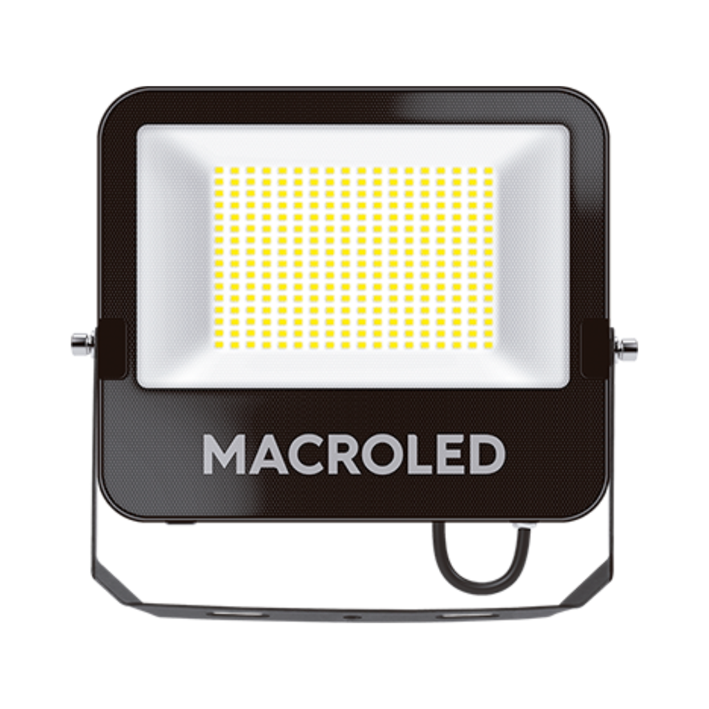 REFLECTOR LED MACROLED 300W AC100-240V FRIO 6500K BRAZO 45°