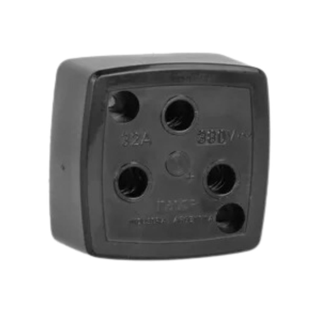 Toma industrial 3p 32A Kalop gris