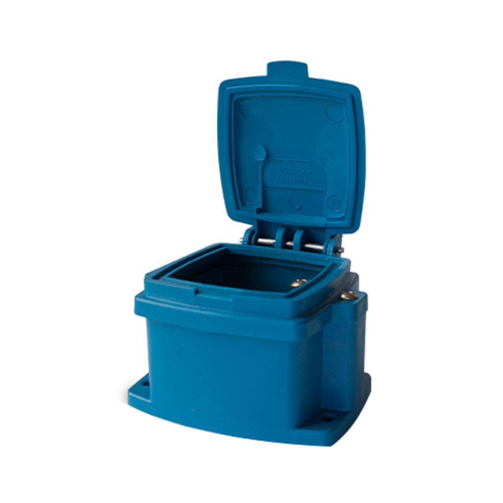 Caja capsulada para atornillar 16A Kalop azul