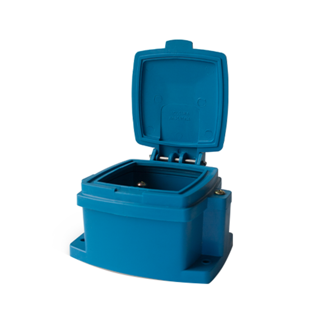 Caja capsulada para atornillar 32A Kalop azul