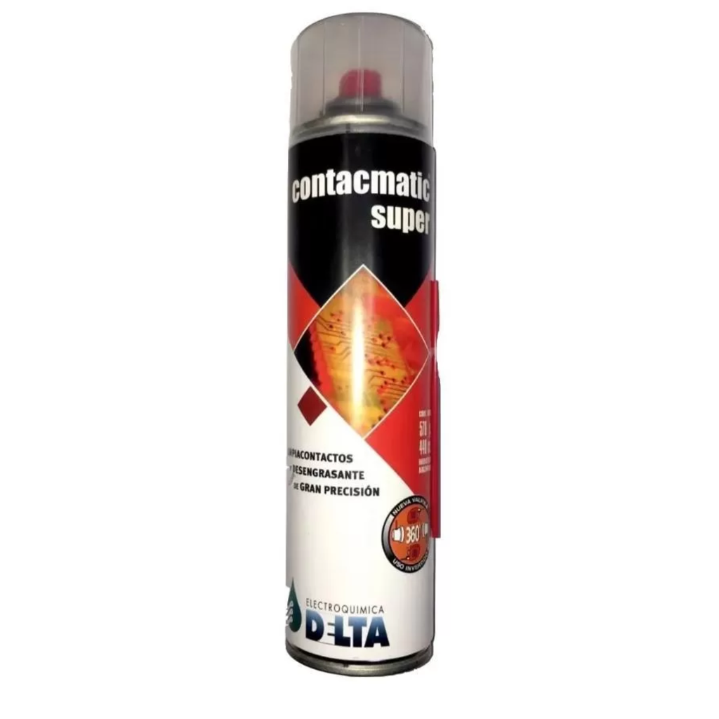 Contacmatic Super, limpiacontactos de alta pureza  440cc / 570g 