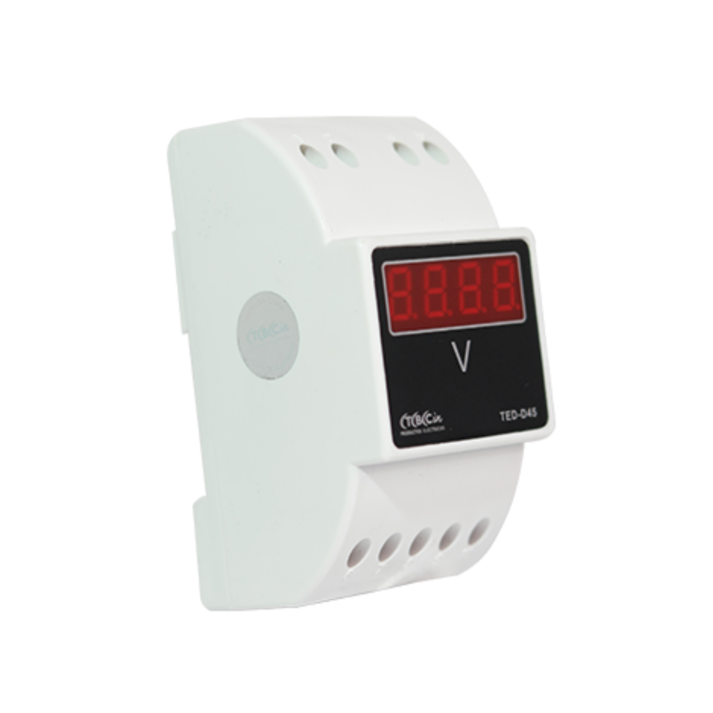 VOLTIMETRO DIGITAL TBCIN PARA RIEL DIN