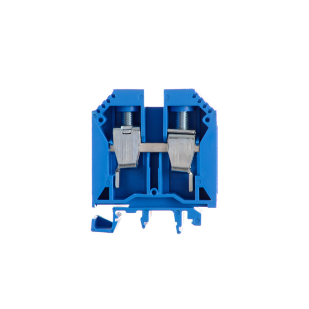 Borne de paso de color azul para conductor de 35mm² BPN-35-AZ