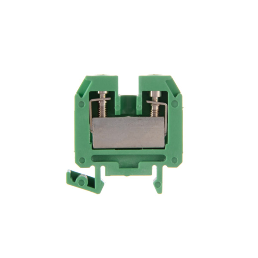 Miniborne de color verde para conductor de 4mm² MB-VE