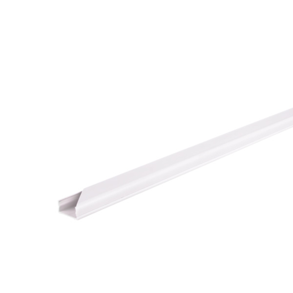Cablecanal 20x10mm. sin tabique color blanco con adhesivo TP-2010A-BL-ST