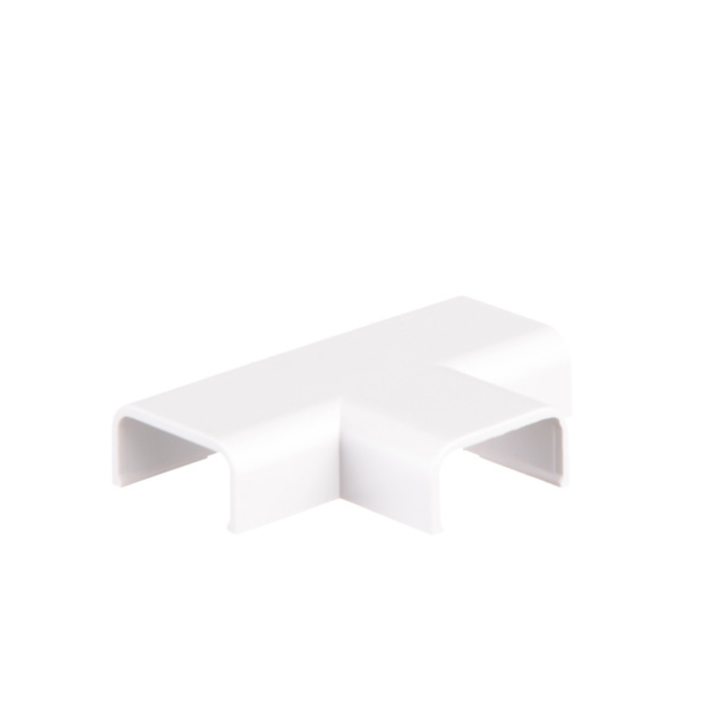 Te plana para cablecanal 14x07mm. color blanco TE-1407-BL