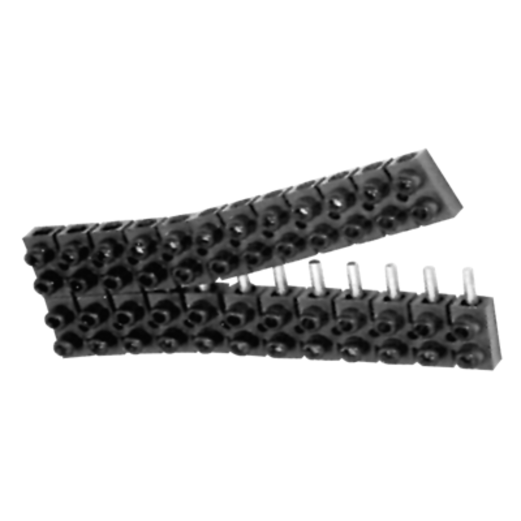 BORNERAS DE UNION ENCHUFABLE TBCIN 4MM2 3A NEGRA